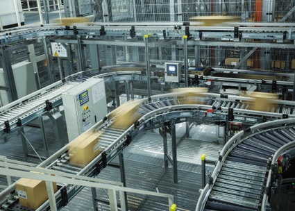 Anlage im Verteilzentrum
